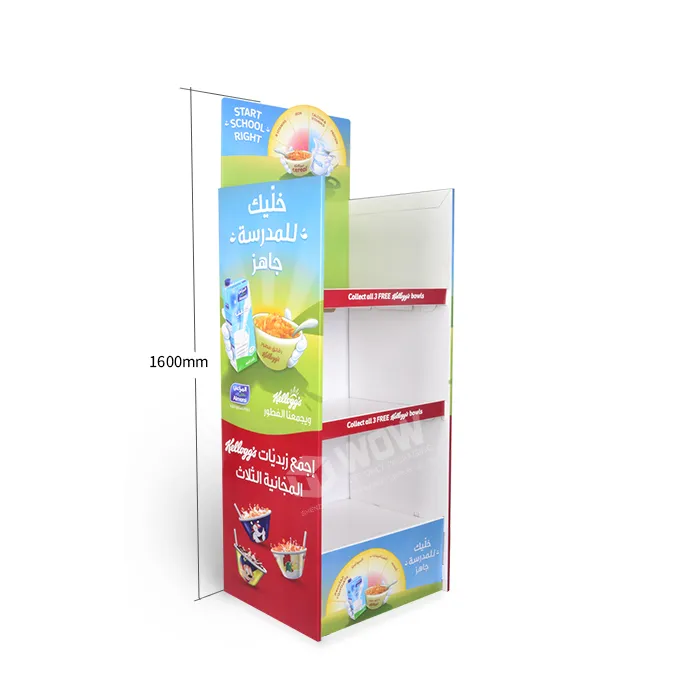 Corrugated Carton Floor Display Rack