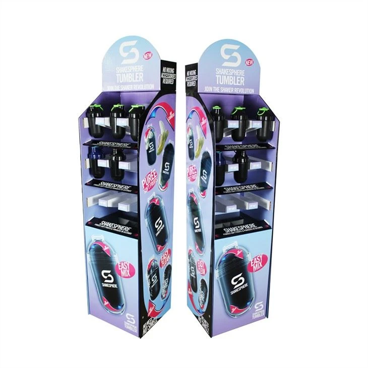 Recyclable Pegboard Floor Displays Cardboard Display