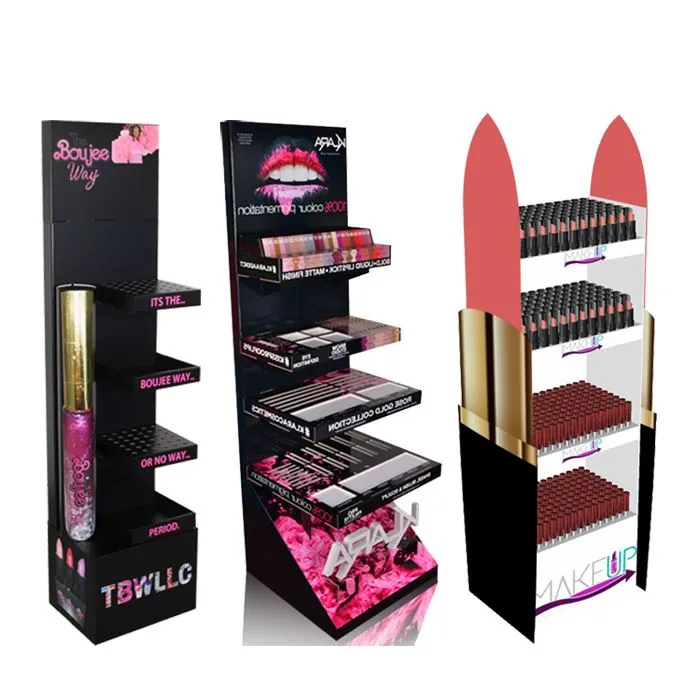 Unique Design Cardboard Makeup Display